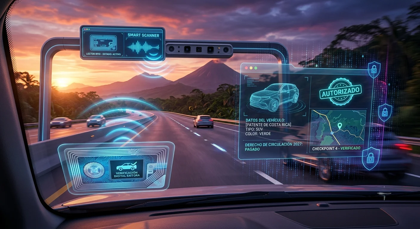 ¿El nuevo Marchamo Digital podrá saber dónde está tu vehículo? Esto es lo que realmente cambia para los conductores en Costa Rica.